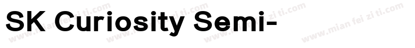 SK Curiosity Semi字体转换